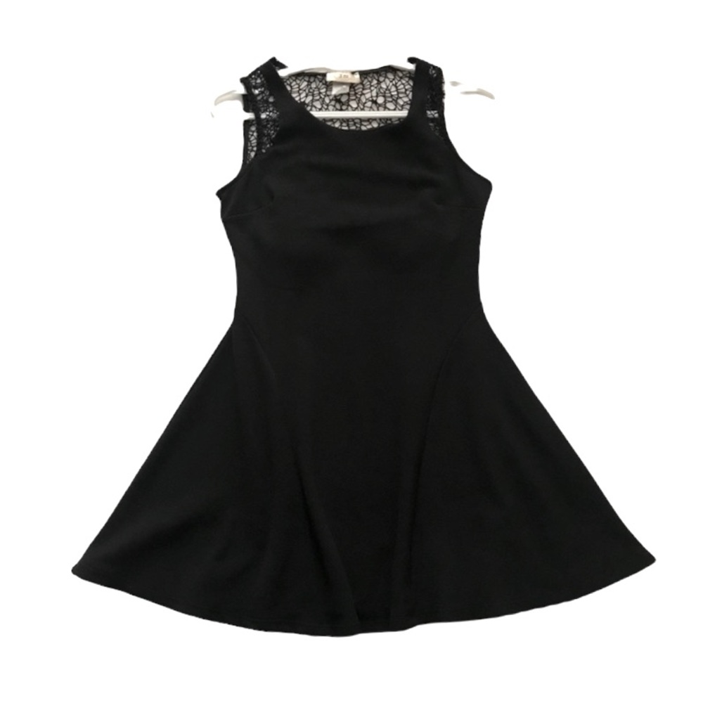 Black Dress size M slip on midi dress